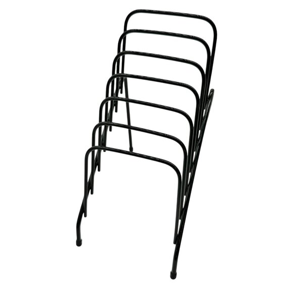 Office Supplies Organizer 4pc Set Black Metal Pen Cup Paper File Organizers - Picture 6 of 6